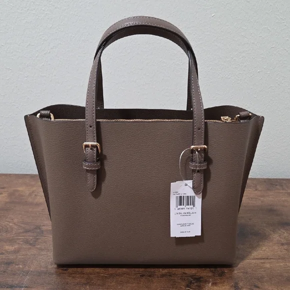 Coach Taupe Leather Tote Bag - Picture 2 of 9